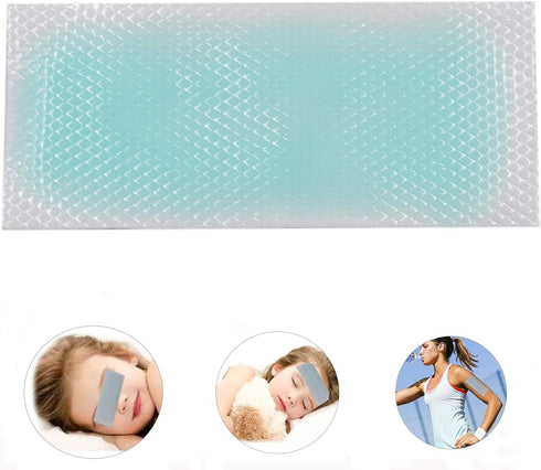 20 Pcs Fever Cooling Gel Patches, Cooling Forehead Strips for Headache, Toothache, Fatigue Relief, Muscle Ache
