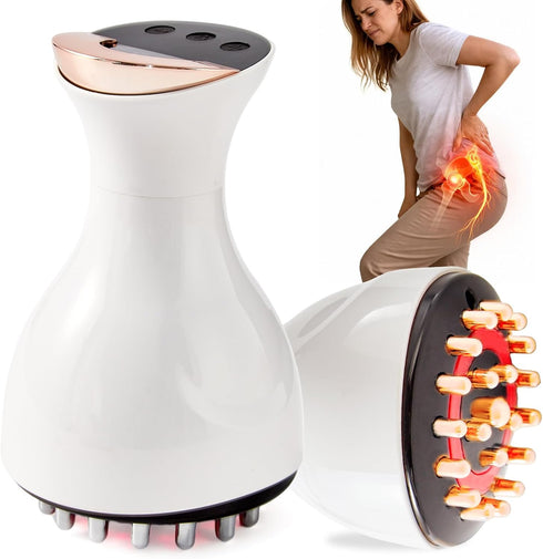 Kitusi Sciatica Pain Relief Devices Deep Tissue Massager with Multi-Mode Technology, Heat &