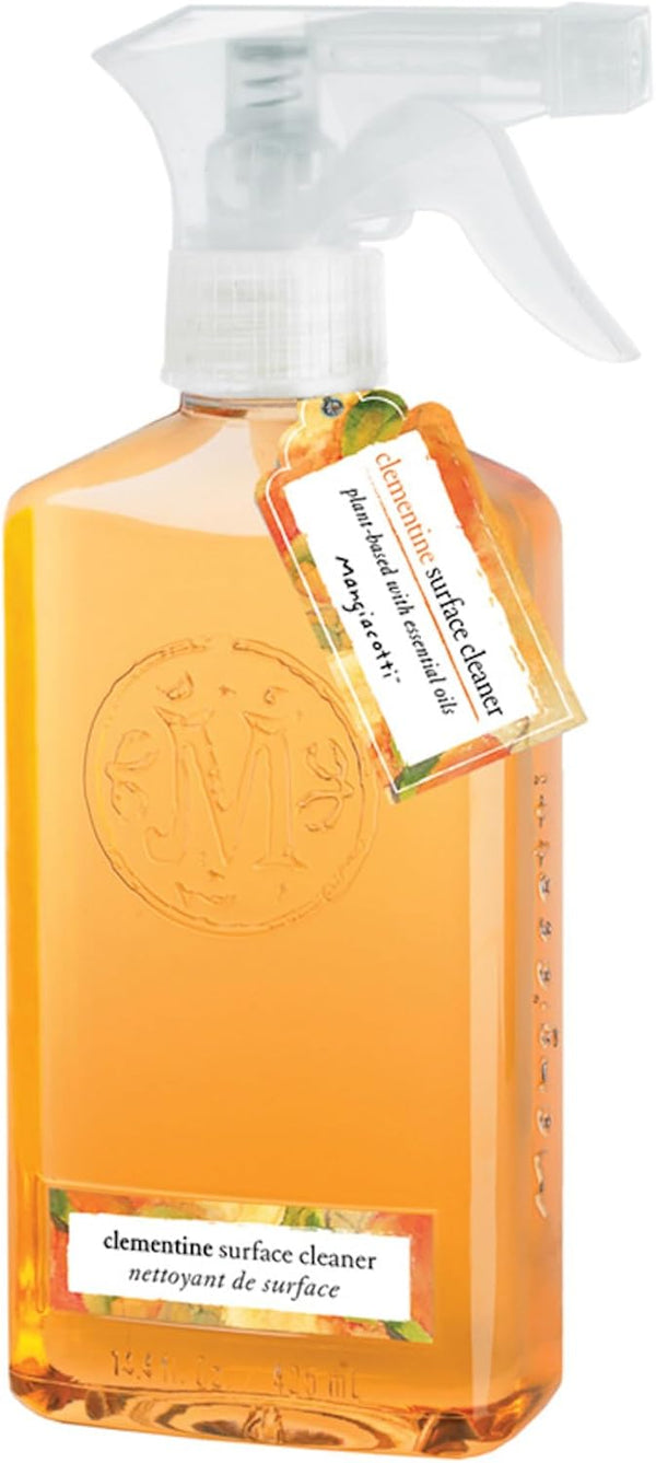 Natural Surface Cleaner, Plant-Based Concentrated Liquid Household Cleanser, 14-Ounce, Clementine