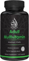 Halal Complete Multivitamin Capsules for Adults Men & Women | 60 Count | 42 Fruit & Vegetable Blend with Iron, Zinc