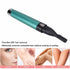 Yinhing Electric Eyebrow Trimmer, Portable Painless Facial Hair Remover Kit for Women and Men, Battery Operated, Green