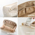 MINGRI Large Capacity Waterproof Travel Cosmetic Bag for Women, PU Leather Makeup Bag, Multifunctional Toiletry Bag
