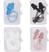 Noise Cancelling Ear Plugs with Cords - 4 Pairs, Soft Silicone Waterproof Reusable Earplugs for Sleeping, Snoring,