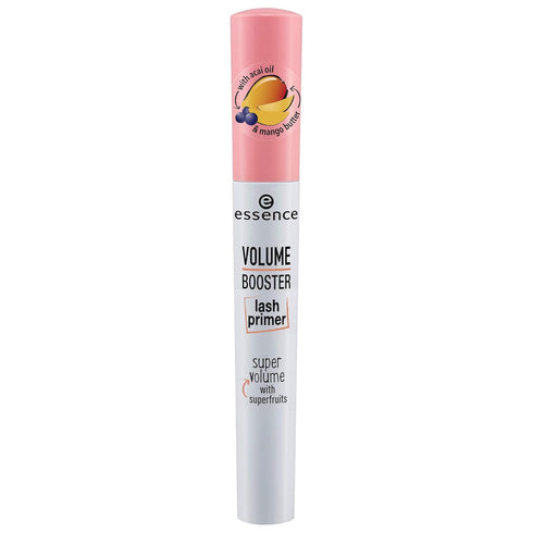 essence Volume Booster Lash Primer Mascara - White Conditioning Primer with Mango Butter & Acai Oil, Vegan