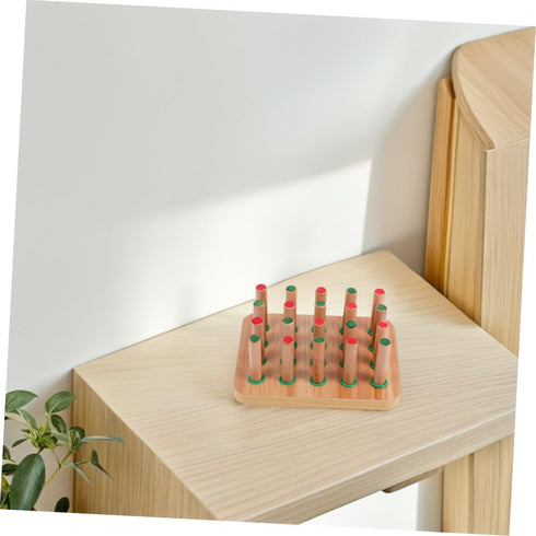Wooden Finger Coordination Pegboard for Hand Training Enhance Fine Motor Skills Improve Hand Strength and Boost