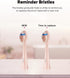 MySmile DY156 Electric Toothbrush for Adults - Rechargeable Sonic Toothbrush with 3 Brush Heads, Pink