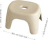 Rabihike 12.2x9.25x7.68 Inch, Plastic Step Stool, Heavy-Duty ABS Bathroom Shower Stool, Non-Slip Bath Seat with Rubber