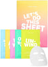 I DEW CARE Sheet Mask Pack - Let's Do This Sheet | 5-Day Skin Makeover with Vitamin B3, Olive Extract (5 ea)