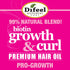 Difeel Biotin Growth & Curl Premium Hair Oil - 2.5 oz, Nourishing Oil for Hair Growth and Curl Enhancement.