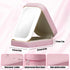 Travel Makeup Bag with LED Light Up Mirror, Waterproof Cosmetic Bag Train Case, Portable Makeup Box for Women Girls