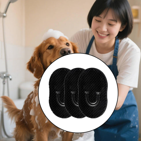 zuylikxy 12 Pcs Soft Pocket Palm Combs Black Shampoo Scalp Massager, Mini Slick Back Hair Brushes & Finger Brushes