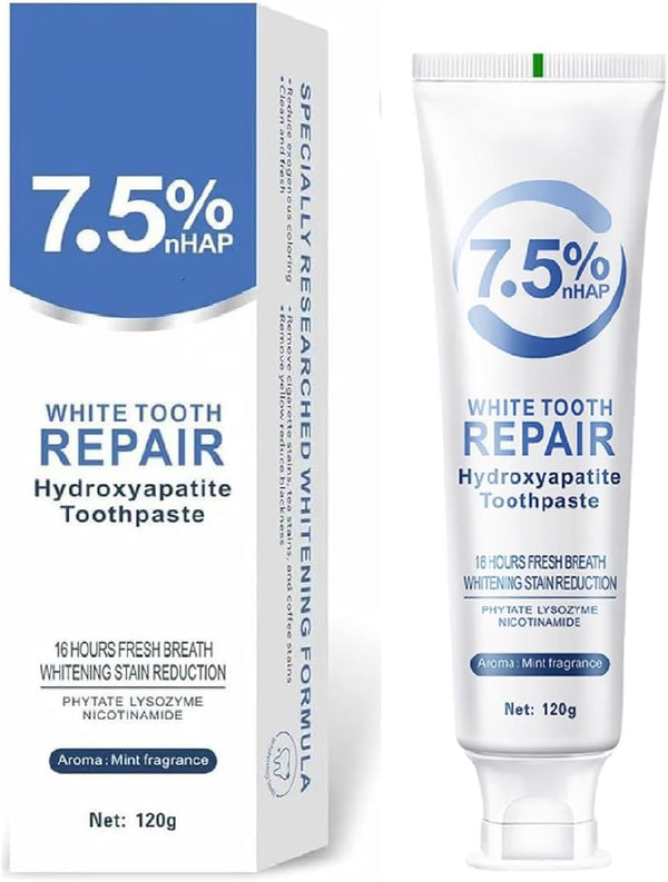 WenFeng Hydroxyapatite Toothpaste for Enamel Protection and Tooth Strengthening,Hidroxiapatita Toothpaste,Gentle Mint,Fresh Breath,Daily Use