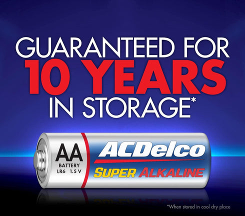 ACDelco 60-Count AA Maximum Power Super Alkaline Battery (Pack of 1)