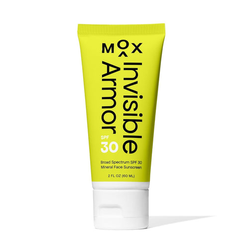 Mox Invisible Armor SPF 30 Sunscreen, 2.0 oz, Daily Mineral Zinc Oxide with Moisturizing Shea Butter