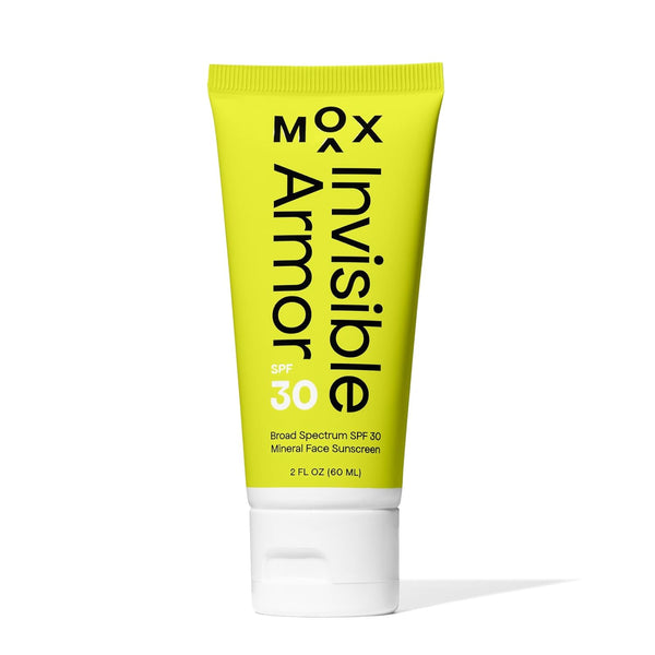Mox Invisible Armor SPF 30 Sunscreen, 2.0 oz, Daily Mineral Zinc Oxide with Moisturizing Shea Butter