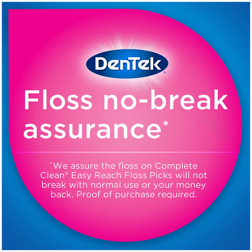 DenTek Comfort Clean Sensitive Gums Floss Picks - 75 Count (Pack of 6)