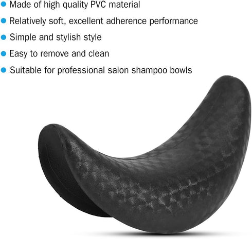 Neck Pillow Shampoo Bowl, 7.09 x 3.54 x 3.54inch Gel Home Salon Spa Hair Beauty Washing Sink Tray Pillow