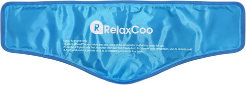 Neck Ice Pack Wrap, Reusable Gel Ice Pack for Cold Compress Therapy, Pain Relief for Injuries and Swelling