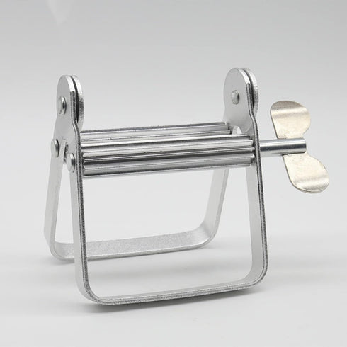 Naroote Toothpaste Squeezer Tube Roller, Multifunctional Metal Toothpaste Tube Squeezer Paint Tube Wringer Tooth