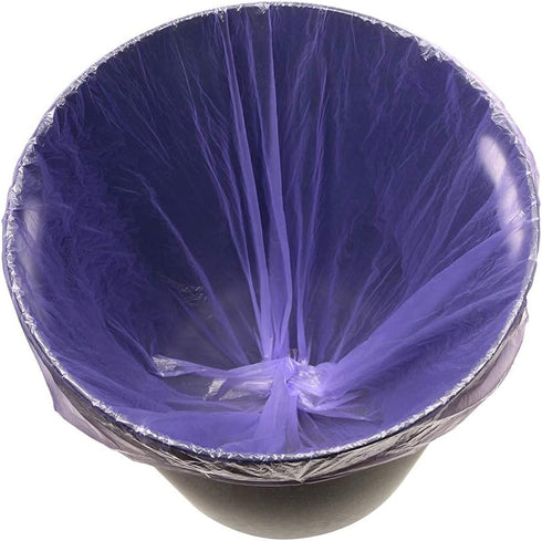 100 Counts 5 Rolls Medium Trash Bags, Extra Strong Thicken Plastic Trash Bag Can Liners for Bathroom Bedroom