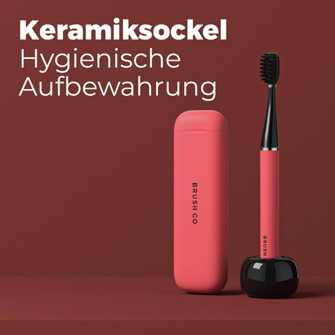 i4 3 60Day 2Heads IPX7 MIPOW Slim Pro Electric Toothbrush Rechargeable Smart Ultra Sonic Modes Magnetic Travel Case