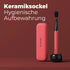i4 3 60Day 2Heads IPX7 MIPOW Slim Pro Electric Toothbrush Rechargeable Smart Ultra Sonic Modes Magnetic Travel Case