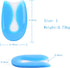 Silicone Gel Heel Cups - Heel Pads for Plantar Fasciitis, Heel Spurs & Heel Pain Foot Care, Size L