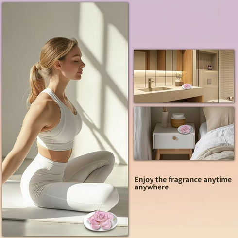 SNEMUDF Passive Diffuser for Essential Oil-Ceramic Diffuser Non Electric Oil Diffusers for Small Mini Room, Desk