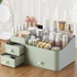 MIUOPUR Makeup Organizer for Vanity, Large Capacity Desk Organizer with Drawers for Cosmetics, Lipsticks, Jewelry, Nail Care, Skincare, Ideal for Bedroom and Bathroom Countertops - Large Green by MIUOPUR