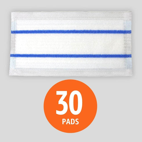 Amazon Basics Heavy Duty Dry Mop Pads, 11" x 5.9", 30 Count