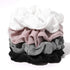Silk Satin Scrunchies for Women, Big Scrunchy Ponytail Holder, No Crease Hair Bands, Soft Elastic Hair Ties for Vsco