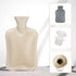 Fythao Hot Water Bottle Rubber with Soft Cover (2 Liter) for Cramps, Neck, Shoulders Pain Relief