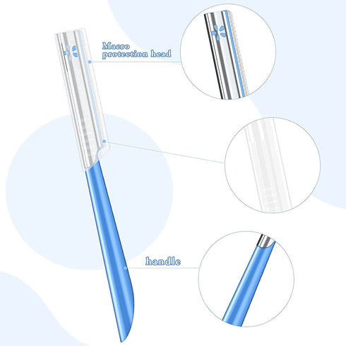 Women Facial Razor for Hair Removal, Dermaplaning Tool for Sensitive Skin, Essential Travel