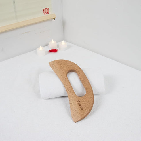 Wooden Cellulite Massager, Body Guasha Tool for Lymphatic Drainage, Wood Stick Massage Tool for Body Muscle Relaxing