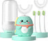 JIANLEJIA Kids Electric Toothbrush U Shaped Toddler Auto Sonic Toothbrushes with 5 Brush