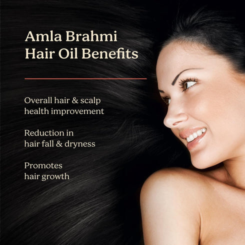 Life & Pursuits Amla Brahmi Oil - 3.4 Oz Natural Indian Ayurvedic Blend for Hair and Scalp Nourishment