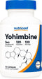 Nutricost Yohimbine HCl 5mg - 120 Gluten Free and Non-GMO Capsules