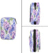 Skerhhux 7 Purple Flower Print Pill Case Travel Pill Organizer Weekly Day Portable with Zipper Medicine Box Pill Case