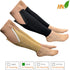 HealthyNees 15-20 mmHg 2 5X-Large) Footless Zipper Compression Leg Calf Shin Sleeve Pairs (Mix Combo