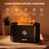 ZSETG Flame,180ML Capacity,7 Aromatherapy Air Humidifier With Water Tank Color Ambient Light,Shut-Off