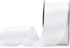 YAMA Double Face Satin Ribbon - 2 Inch 25 Yards Roll for Gift Wrapping, White