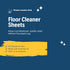 Sheets Laundry Club Liquidless Dissolvable Floor Cleaning Sheets - 30 Sheets, Lemon, Plant-Based Cleaning Agents