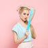 ibasenice Giant Toothbrush Prop, Oversized Demonstration Toothbrush for Halloween Party Decor, Sky-blue