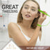 Majestic Bombay Point Tweezer for Women and Men – Precision Tweezers for Splinter, Ticks, Facial Hair Removal