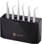 Pretty Memory Tweezer Holder, 6 Holes Lash Tweezer Stand for Eyelash Extensions, Black
