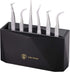 Pretty Memory Tweezer Holder, 6 Holes Lash Tweezer Stand for Eyelash Extensions, Black