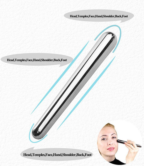 Stainless Steel Face Massage Therapy Stick, Guasha Massage Wand for Deep Tissue Relief (1)