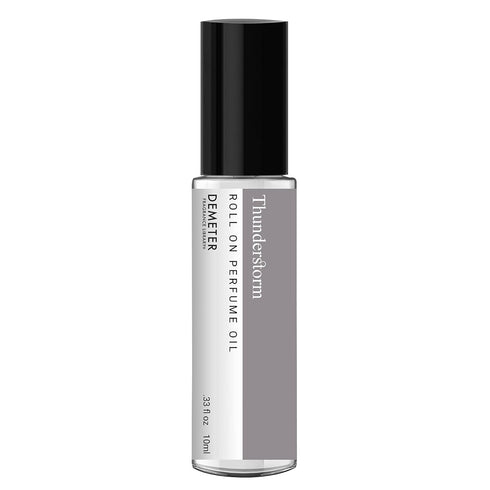 DEMETER Thunderstorm Roll On Perfume Oil, 0.33 Oz, Long-Lasting