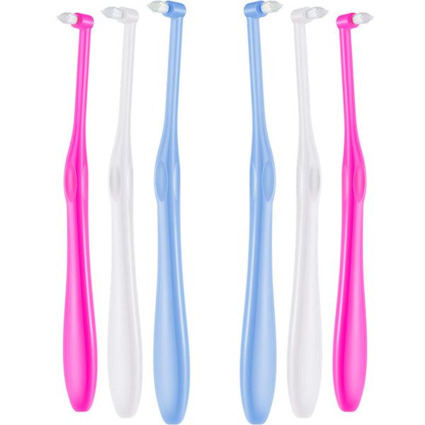 Boao Single Tuft Toothbrush, 6 Pieces, Battery Powered, Soft