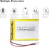 Liter 3.7V 1500mAh 504050 Lipo Battery Rechargeable Lithium Polymer with JST 2.0mm Connector